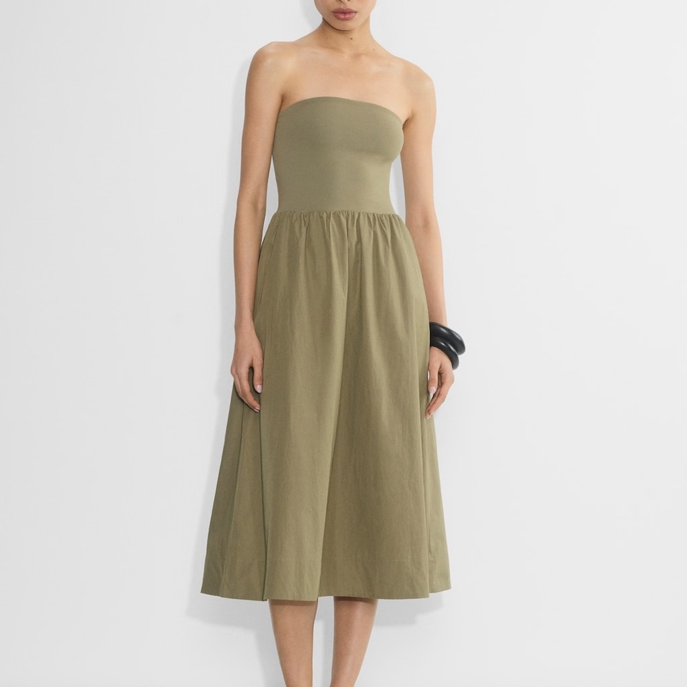 Aritzia Fluid Poplin Dress